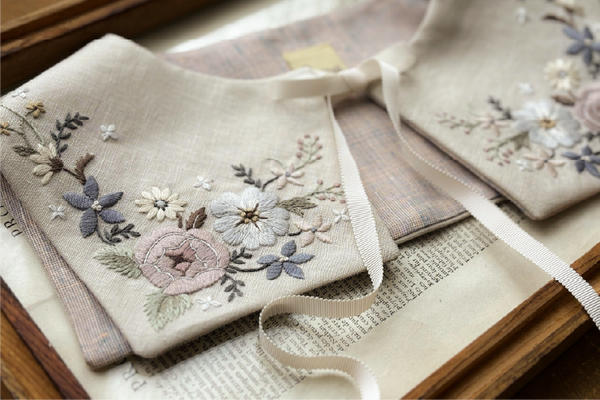 モロッコハンドメイド&クラフト手刺繍ハンカチナプキンテーブルセンター