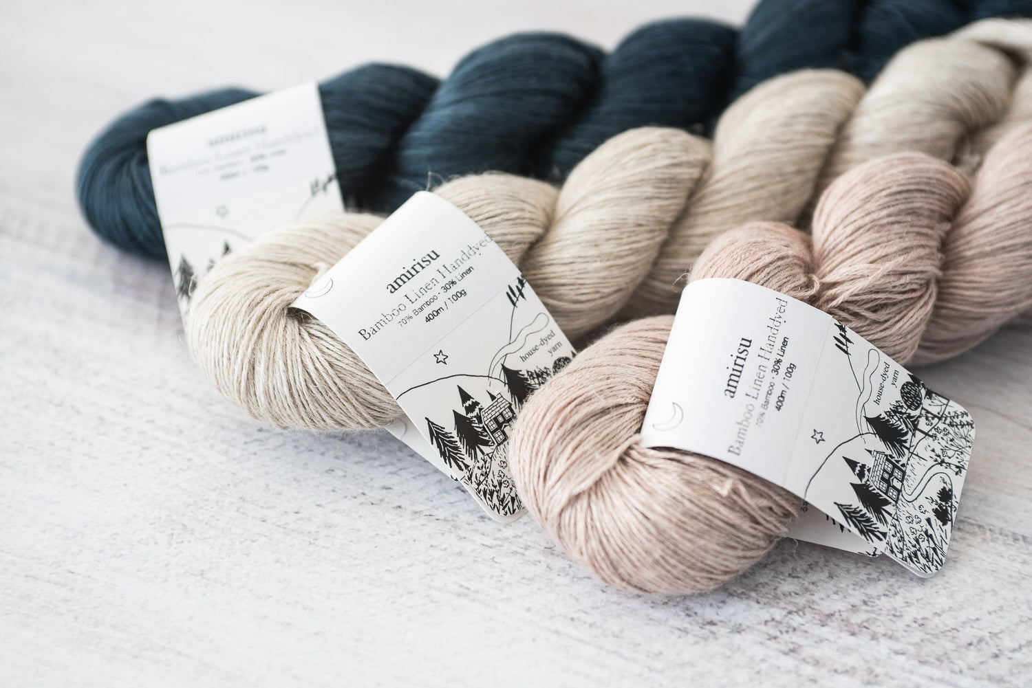 Bamboo Linen Handdyed