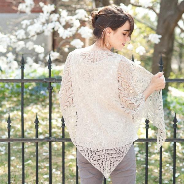 Rue Shawl Kit -Antigone- (with a pattern in Japanese only, in PDF)