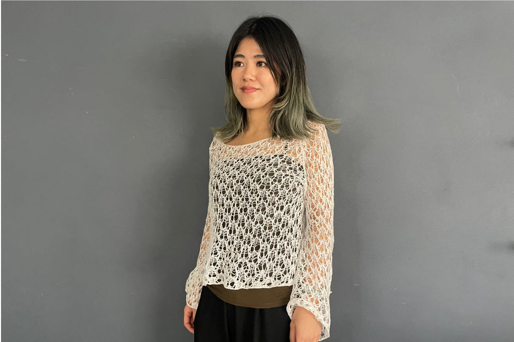 Staff Projects: リネンで編む夏ウェア