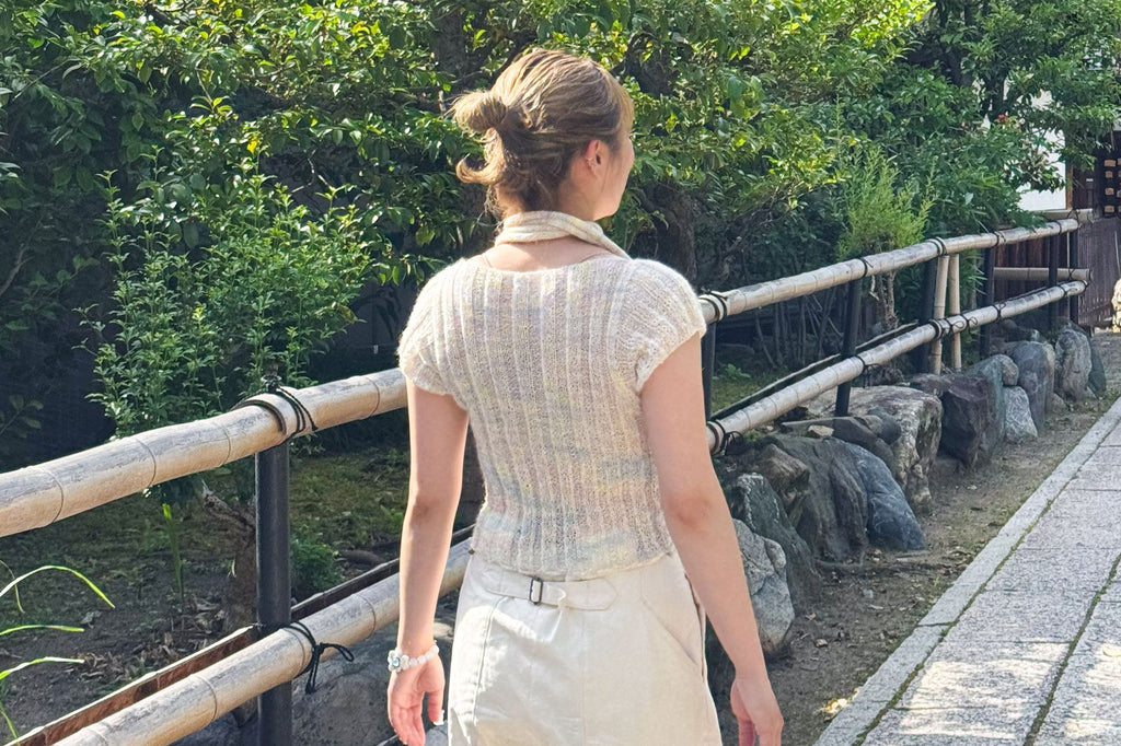 Staff Projects: Flowで編む SOLAR BLOUSE