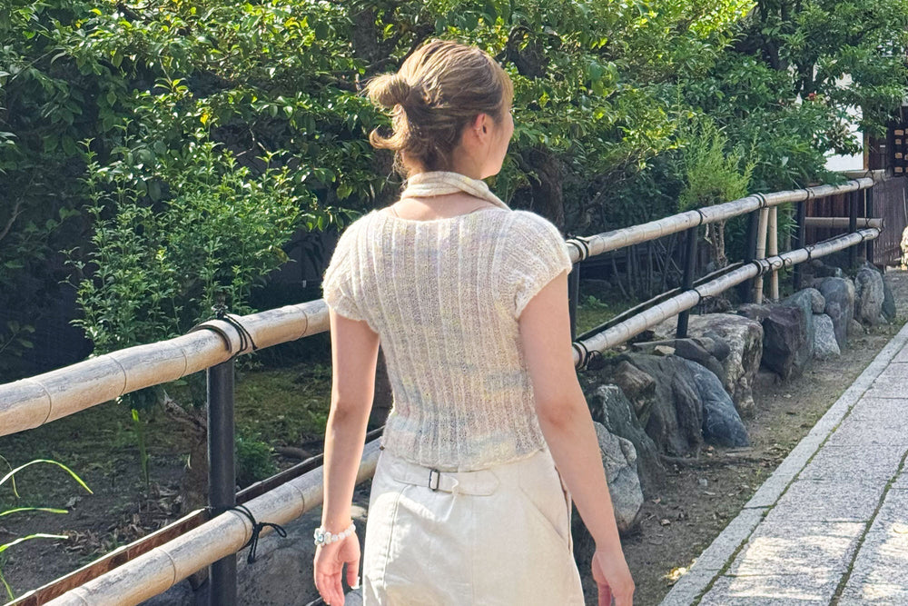Staff Projects: Flowで編む SOLAR BLOUSE