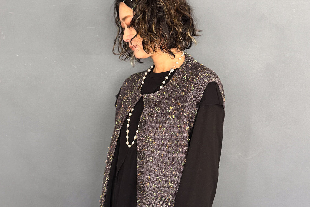 Staff Projects: 2025年編み物納めプロジェクト① -Comodo vest-