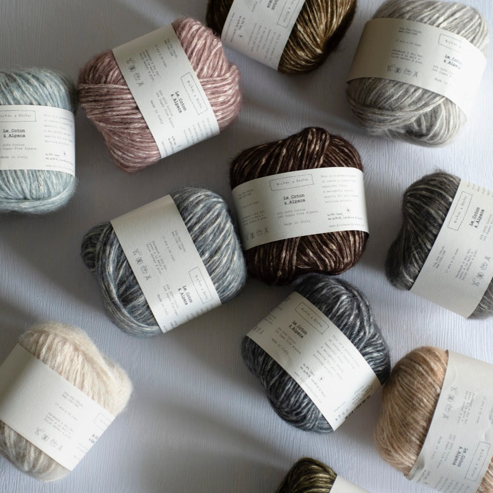 Biches & Bûchesの新しい糸！Le Coton & Alpaca
