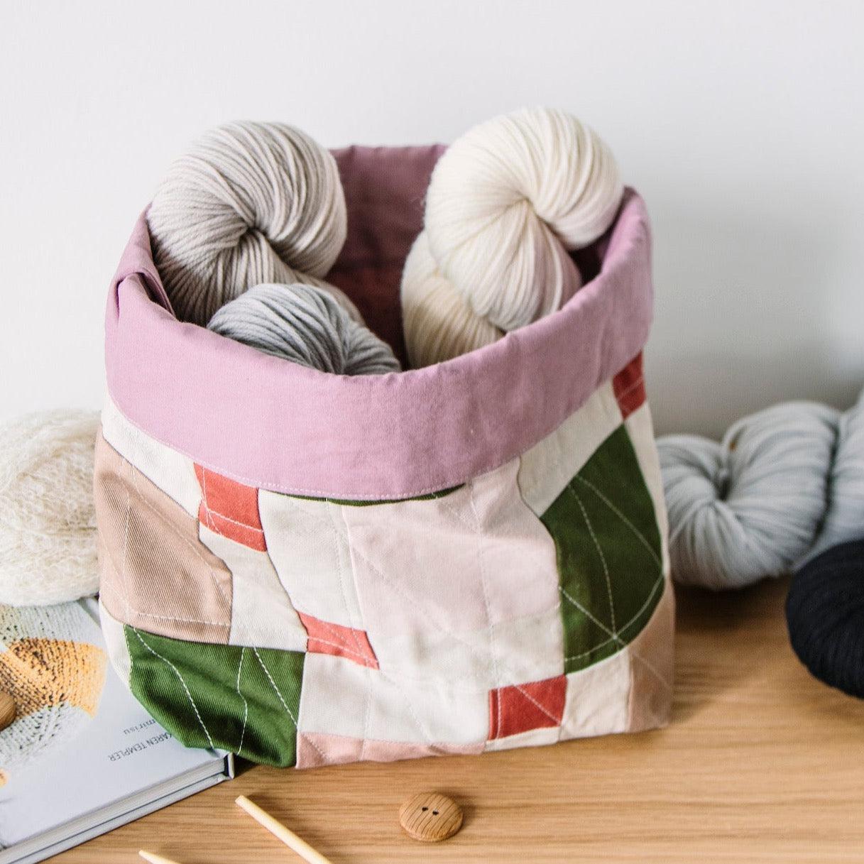【Sewing kit】Fabric project bucket（27号掲載・ビデオ講座付き）-Sewing Kit-amirisu-amirisu online store