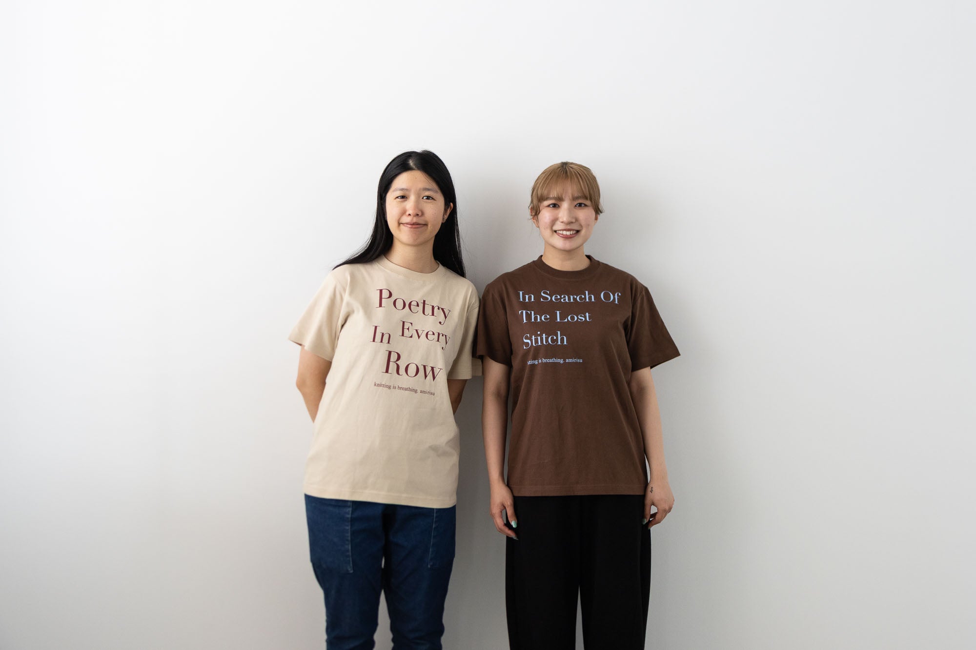 amirisu オリジナルTシャツ -Poetry In Every Row-