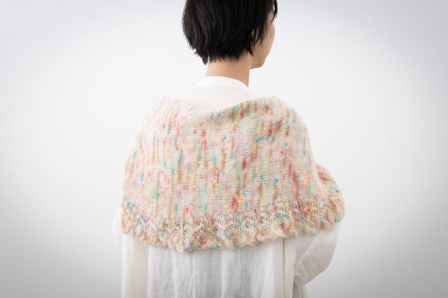 Hajimari Shawl Kit - Flutter Handdyed - (Japanese/ English PDF)