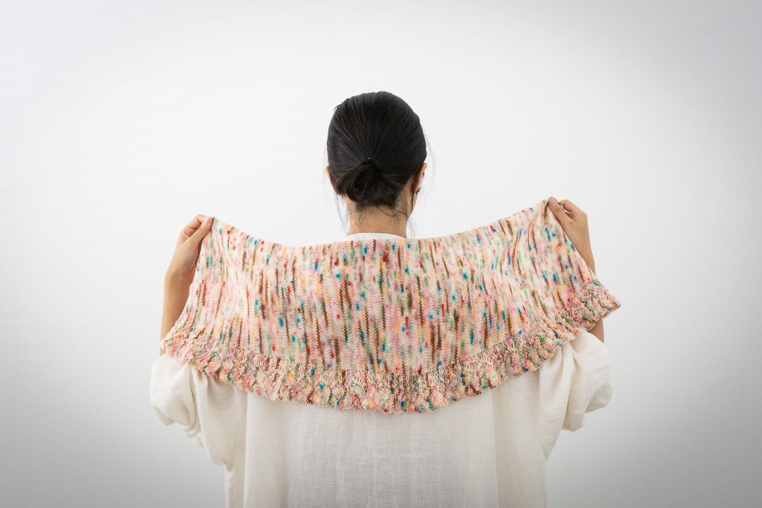 Hajimari Shawl Kit - Swing Handdyed - (Japanese/ English PDF)