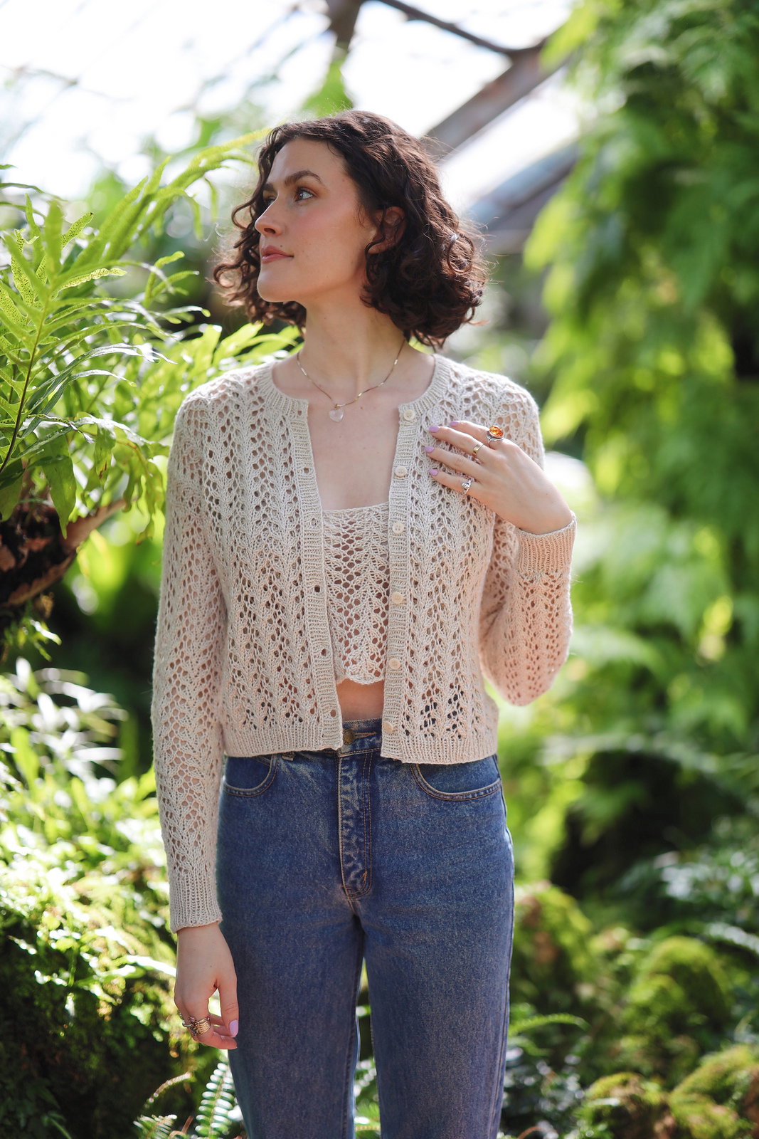 Crumpet Cardigan Kit (with a pattern in Japanese only, in PDF)