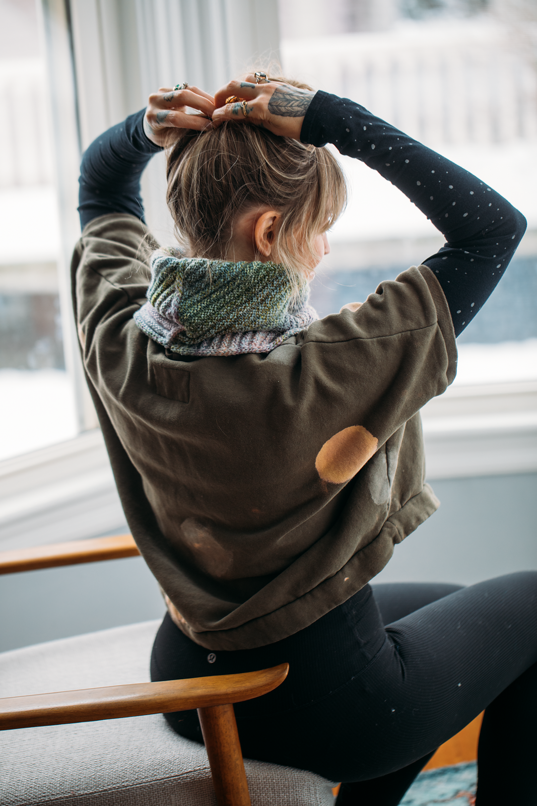 The Traveler Cowl キット -Swing + Drift- （PDF版日本語文章パターン付き）