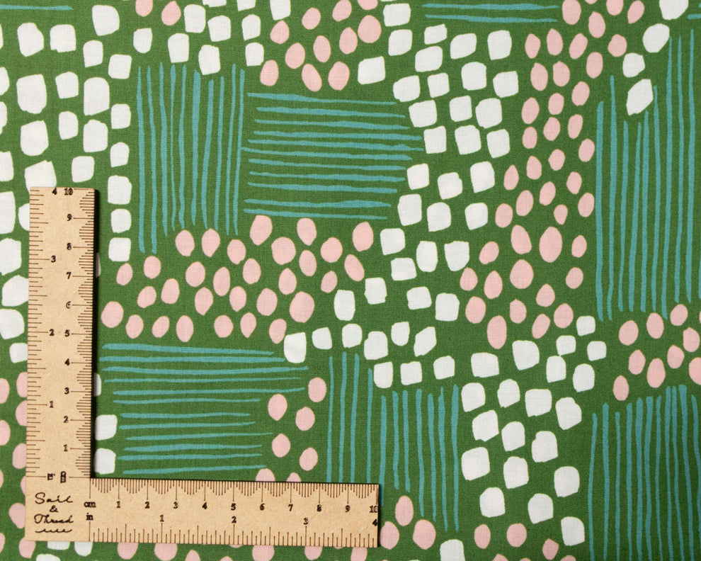 3: Aerial View - Endpaper Green
