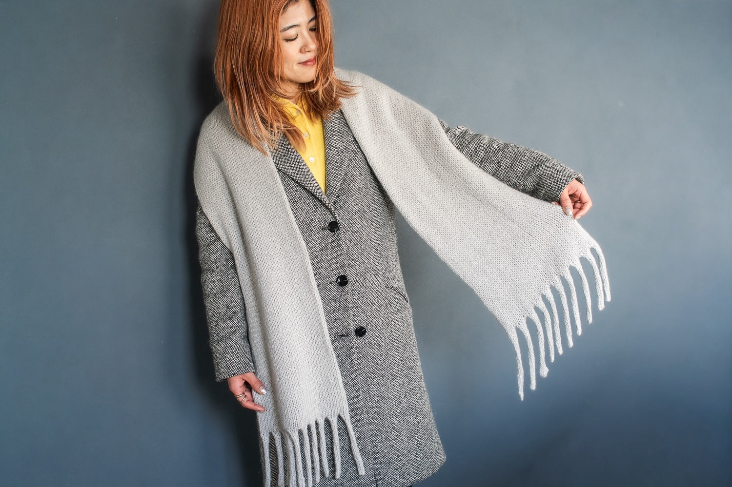 BERLIN Scarf Kit (with a pattern in Japanese only, in PDF)