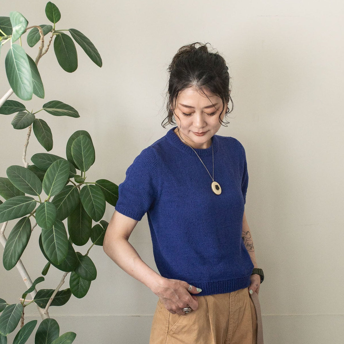 Poppy Tee -Splash- Kit (with a pattern in Japanese only, in PDF)