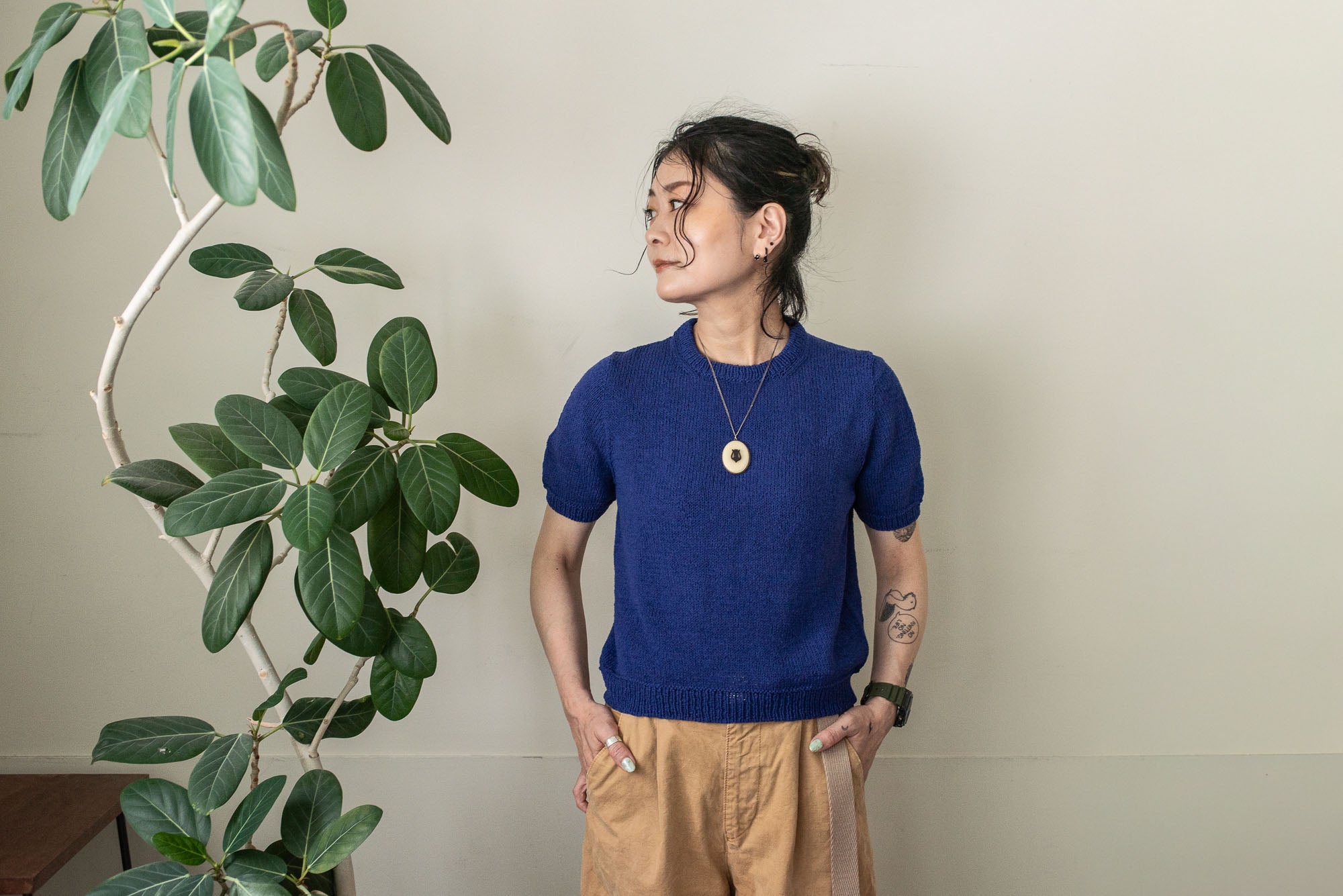 Poppy Tee -Splash- Kit (with a pattern in Japanese only, in PDF)