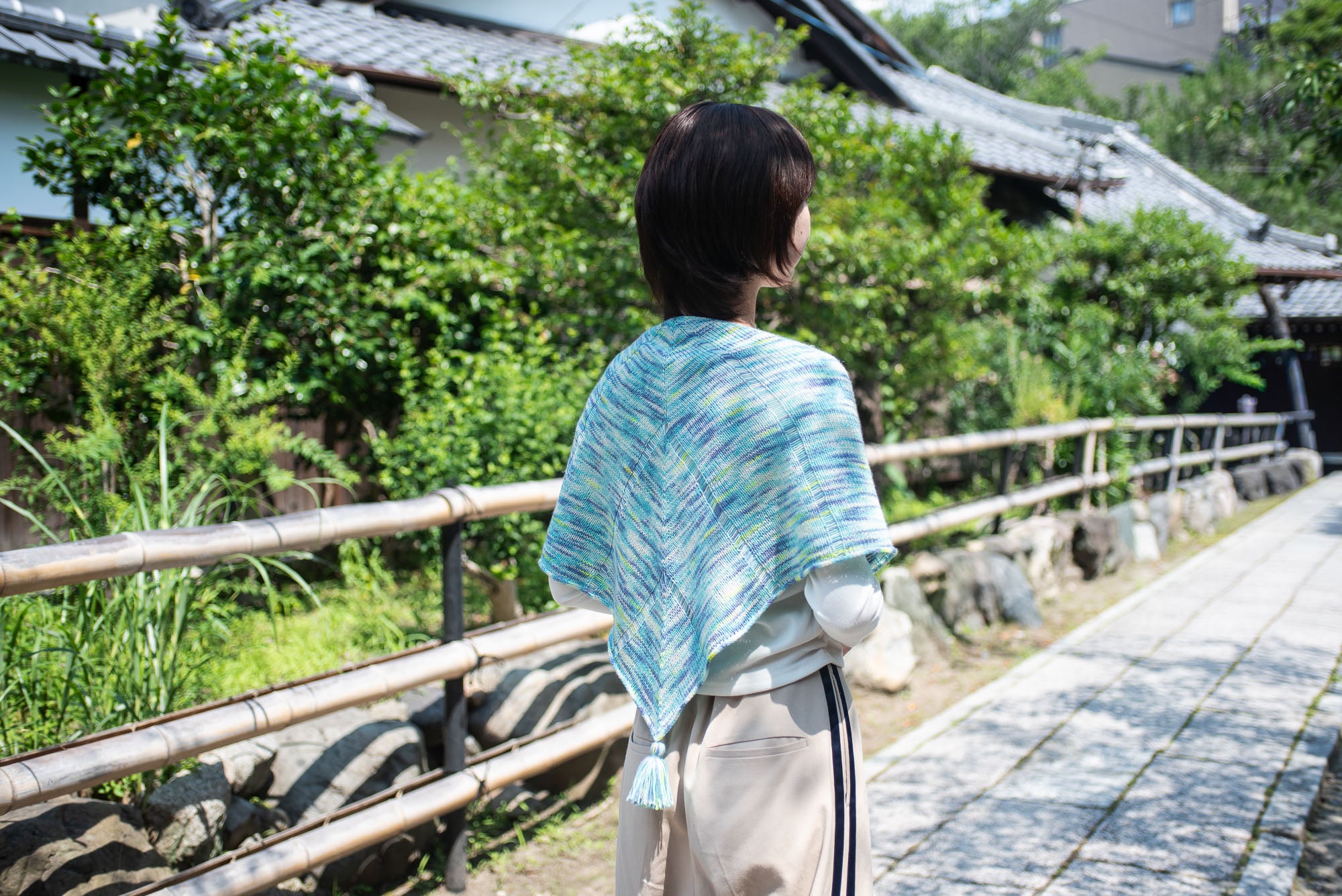 Drop Shawl Kit -Parade- (with PDF pattern)