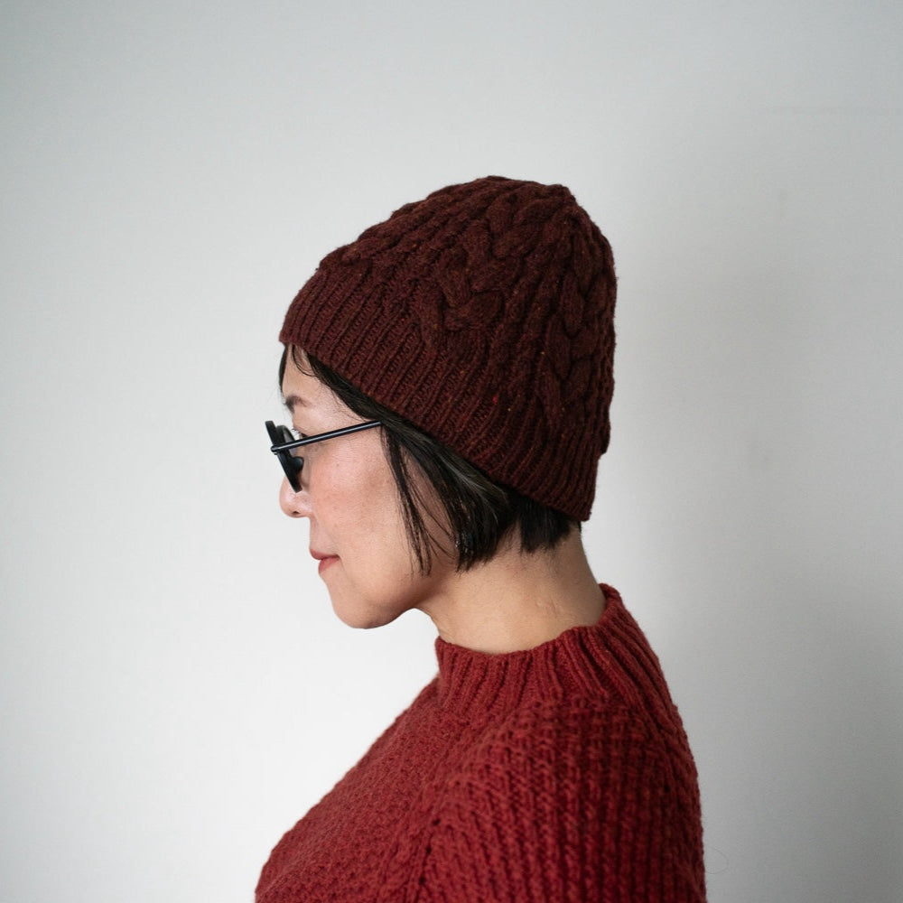 [Imbue 受注販売] Woven Roots Hat キット （PDF版日本語文章パターン付き）