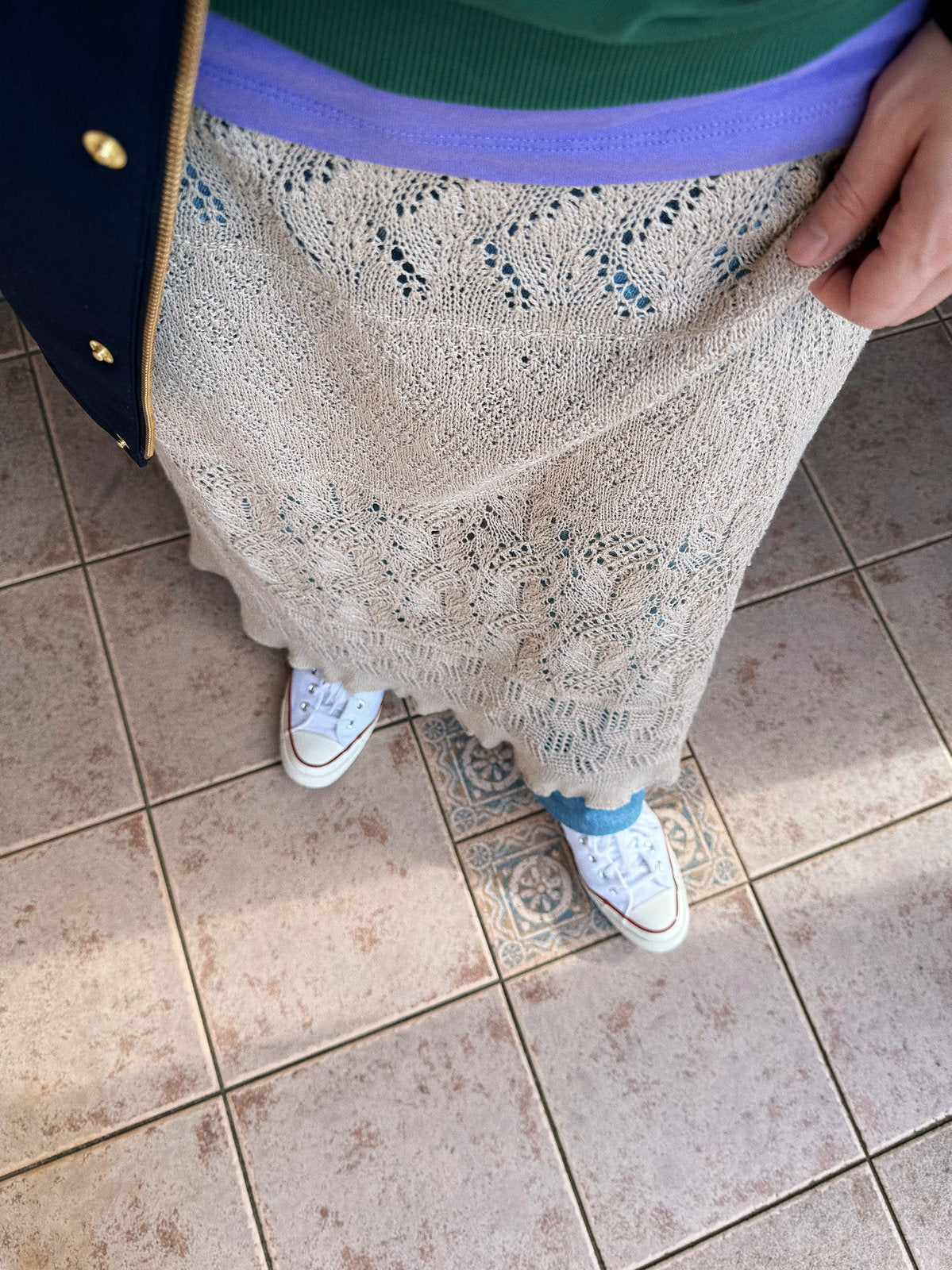 Groovy Garden Skirt キット -Wanderlust Linen-（PDF版日本語文章パターン付き）