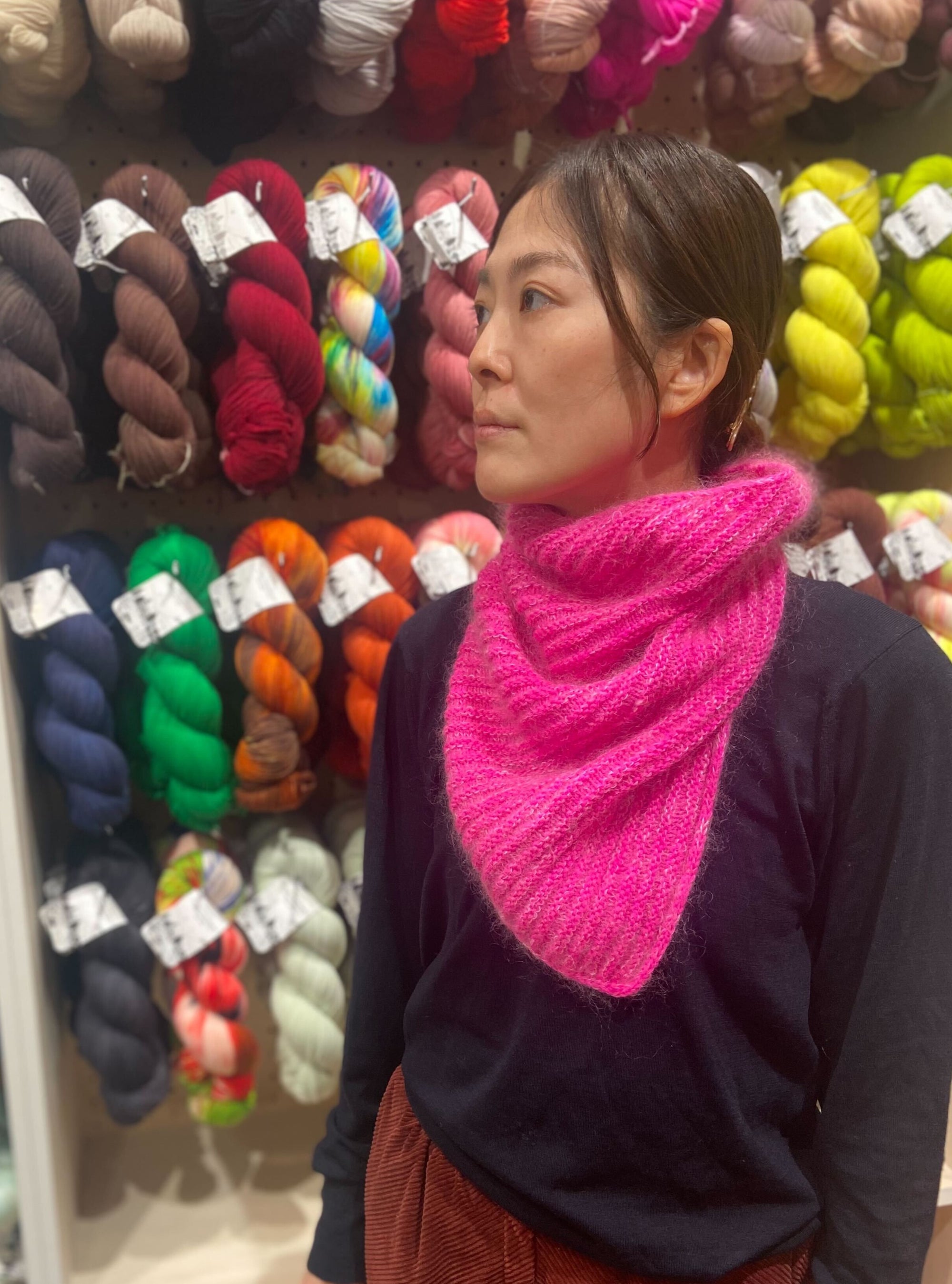 ブーゲンビリア + 水浴びフラミンゴ