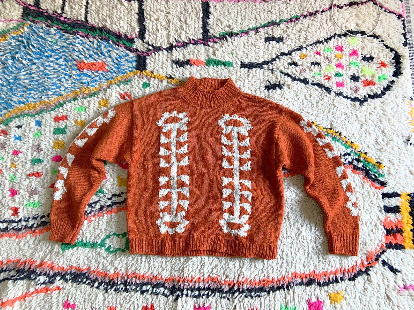 FLOWER POWER PULLOVER キット （PDF日本語文章パターン付き）