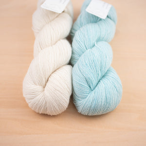 Heirloom White + Clear Sky