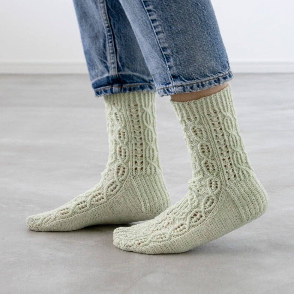 Lucia socks キット -Swing- (PDF版日本語文章パターン付き)