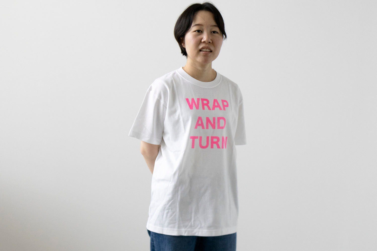 amirisu オリジナルTシャツ -wrap and turn-