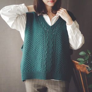 サンプルB : リブ編みの裾バージョン / サイズ4