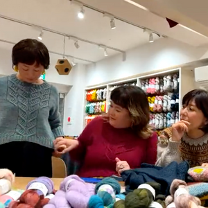 東京店で開催されたLBAイベントの際に、徳子とAimeeが着用していたセーターです。