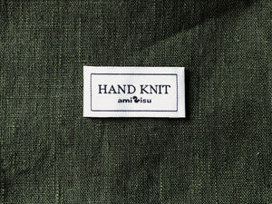 amirisu 織りネームラベル - Hand Knit