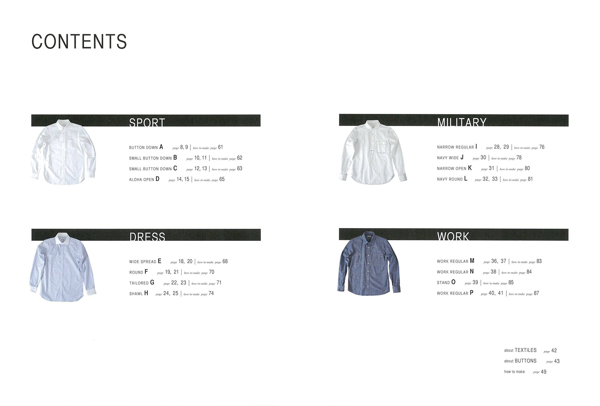 Men's shirts from casual to dress up