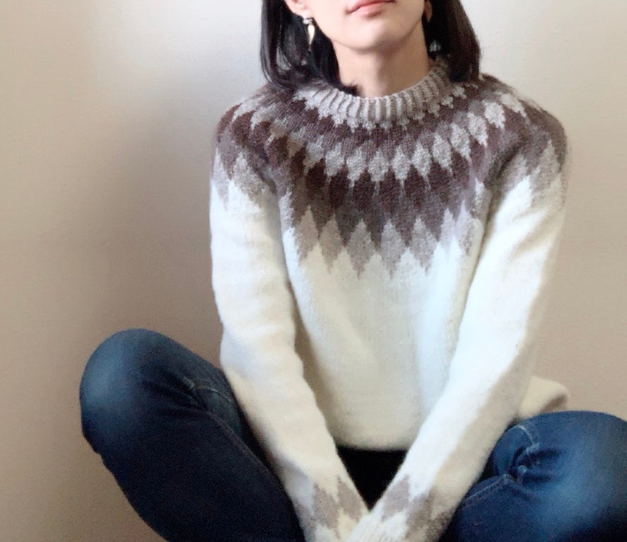 Color no.1. Knitted by tomomi yoshimoto