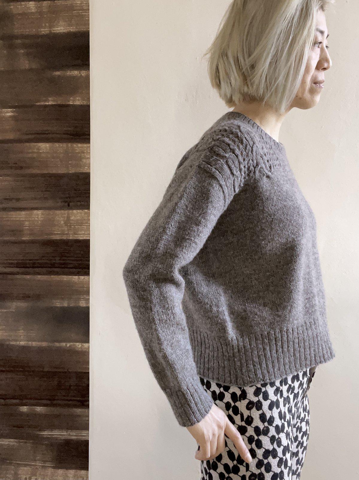 Dew sweater キット-Magpie Fibers- （PDF日本語文章パターン付き）