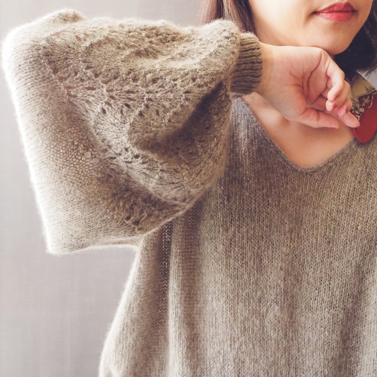 Ola Sweater キット （PDF版日本語文章パターン付き）