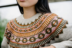 Azucena Sweater Kit -Knitting for Olive- (Worsted - Japan Edition)