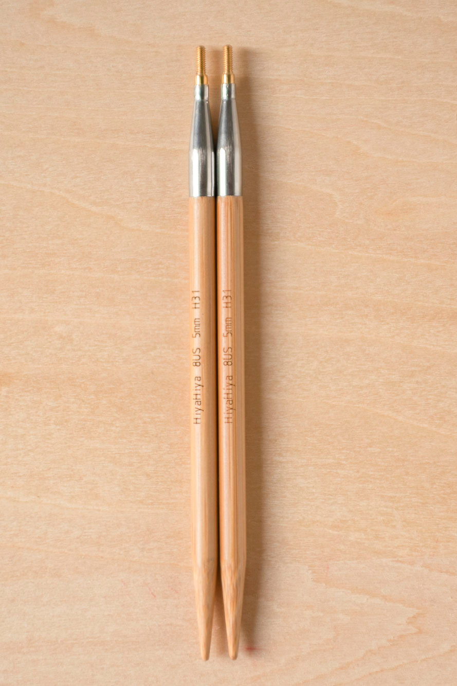 Hiyahiya 5 Inch Bamboo Replacement Needle Tip-Small