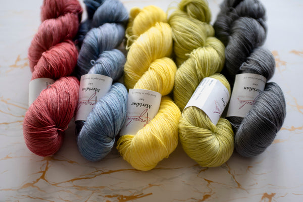 ピッタリYARN（ゴム編み部分がピッタリ・フィット）　５色　全３７個　大量出品