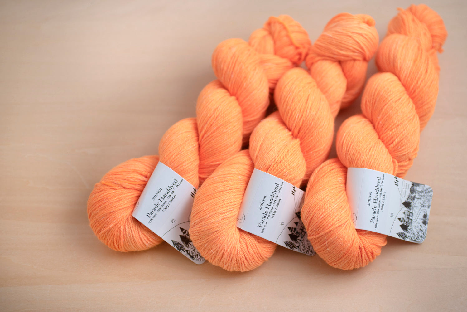 Soft Orange Yarn 