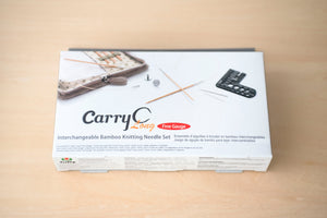CarryC Long Fine Gauge Interchangeable Bamboo Knitting Needles Set 付け替え輪針セット