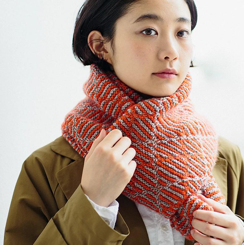 Stripes Stole Kit (with English pattern and Japanese translation)
