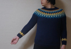 Diamond Sweater Kit (with Japanese pattern)